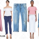 Amanda Cami Dress, $185 | Off the Shoulder Poplin Top, $143 | Citizens of Humanity Emerson Jean, $59 | Summer Stretch Tween, $167 | Washed Denim Jacket, $185